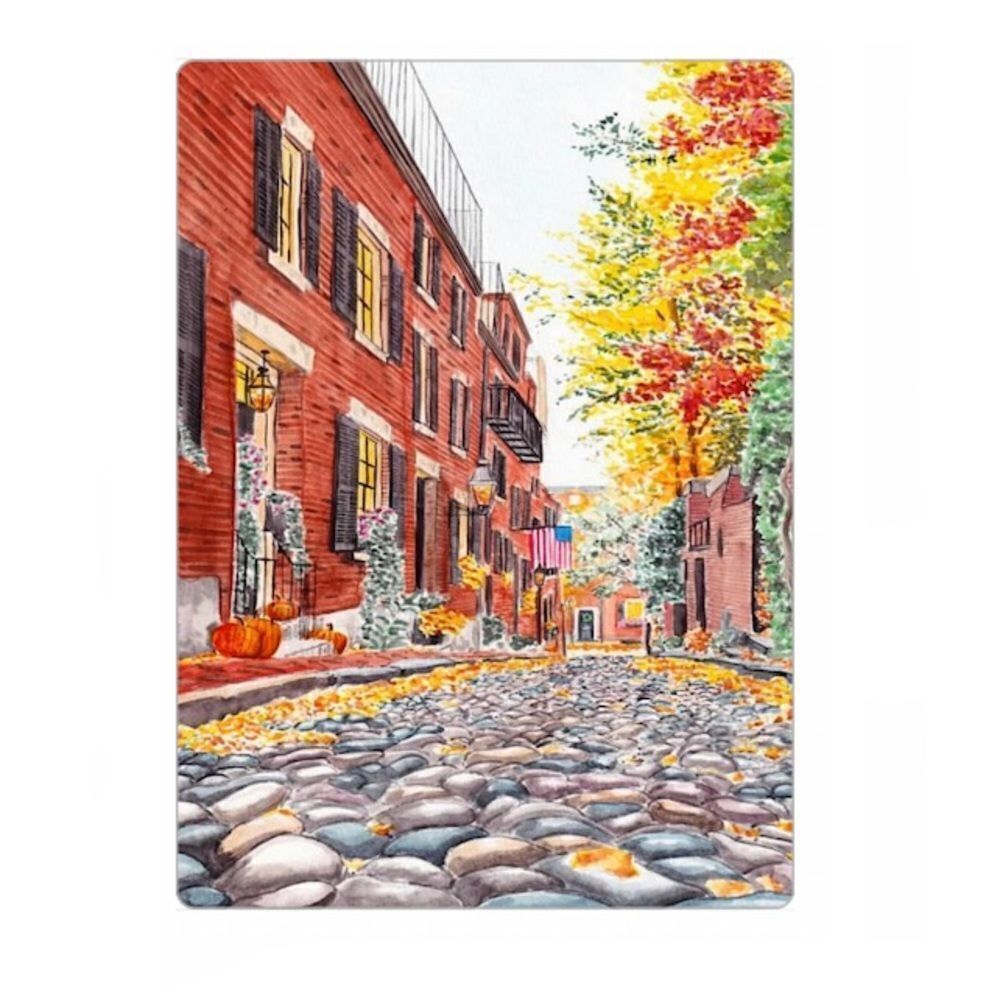Boston Beacon Hill Art Magnet